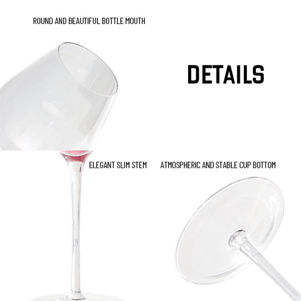 Custom Logo 4pcs 12oz Lead-Free Crystal Rainbow Plated Wine Glasses for Weddings Stylish & Durable