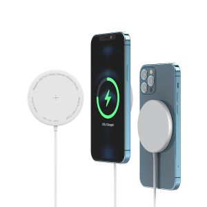 China φ62 X6mm Ultra Thin Qi Charger , 15W Magnetic Fast Charger Compatible With IPhone 12 Mini Pro Max on sale