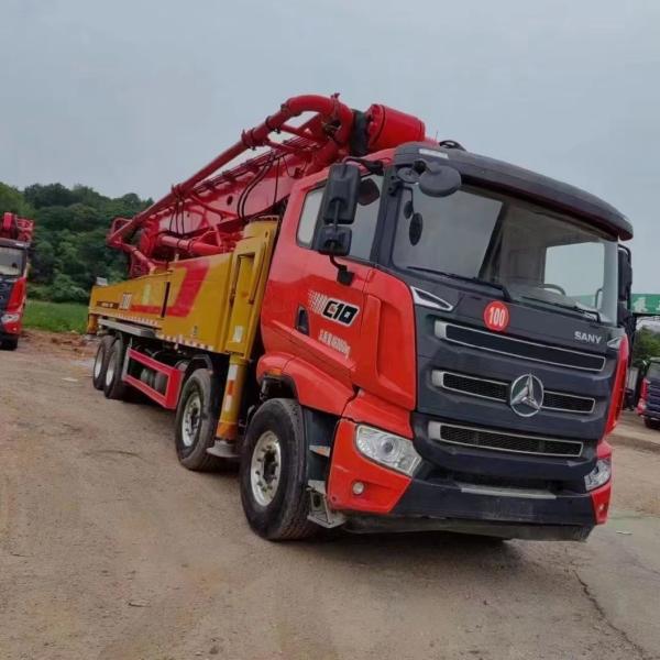 2019 Used Concrete Pump Truck 56m Concrete Boom Pump Heavy Equipment Truck Mounted Pump