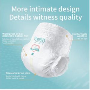 B Grade Diaper plastic PE bag Package