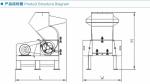 Sound Proof Industrial Plastic Granulator , High Efficiency Plastic Bottle