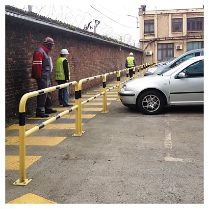 Workshop Collision Barrier Straight Barrier Column Protectors For Outdoor Road Safety