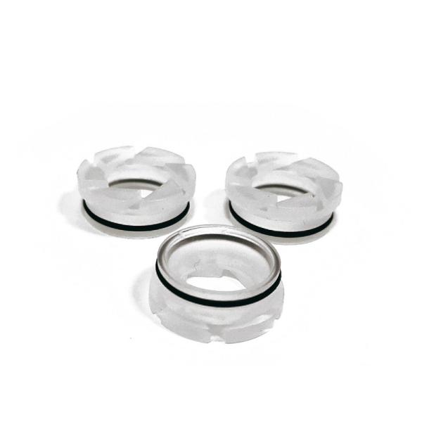 White Color Pressure Foot Assembly Disk Insert + / -0.005 Strict Tolerance