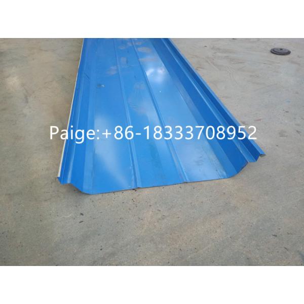 Construction Standing Seam Roll Forming Machine 15M/min Stand And Seam Machine