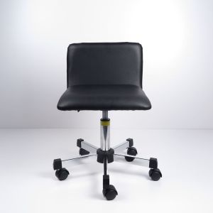 China Black Upholstered Vinyl ESD Safe Chairs Used In Electronics Industry wholesale