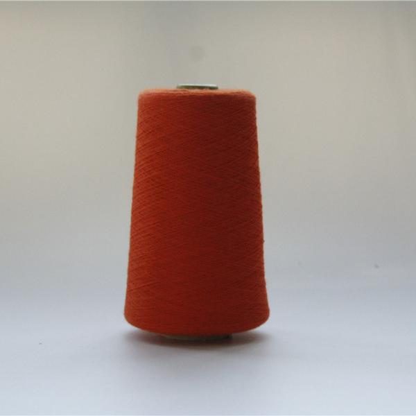 Red Meta Aramid Yarn 50 / 50 For FR Welding Work Clothing