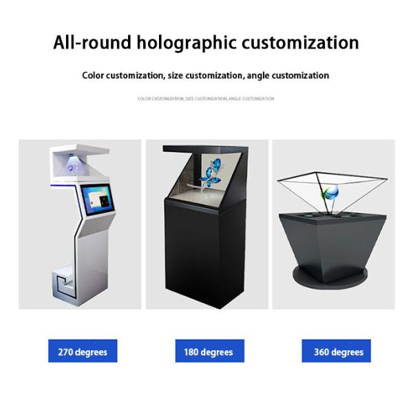 270 Degree HoloBox 3D Hologram Display Case Interactive Advertising
