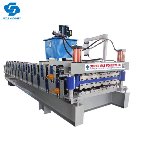 Quality                  Nexus Super High Ribs Roll Forming Machinery Wall Clip Roof Sheet Making Machine              for sale