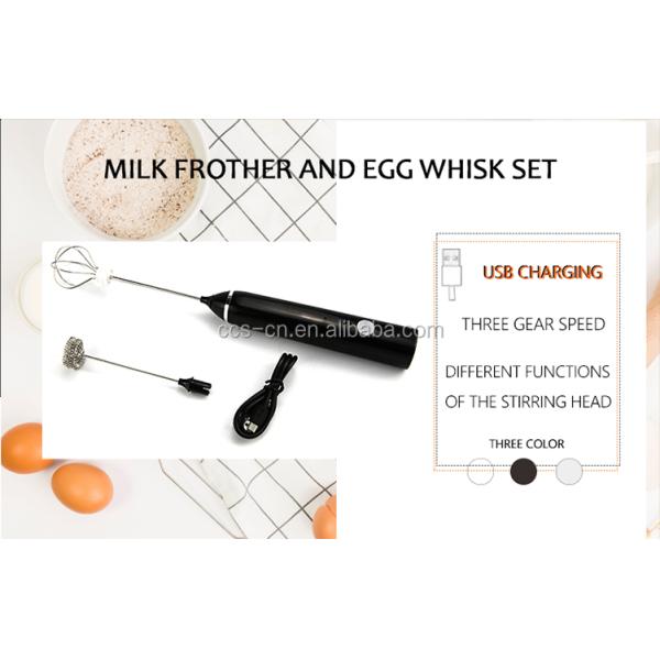 304 Stainless Steel Eggbeater Egg Mixers Usb Rechargeable Eggbeaters Set Handheld Eggbeaters Electric Whisks Egg Beater