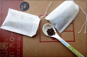 China 50*70mm empty filter paper tea bag with string/single chamber tea bag wholesale