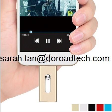 Quality New Design OTG USB Flash Drive for iPhone, 100% Real Capacity USB Disks for sale
