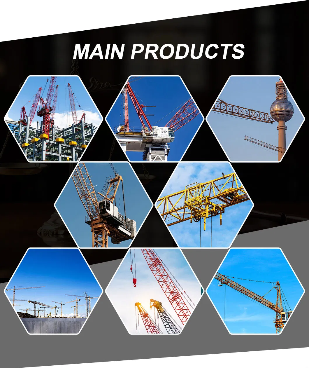 Extraordinary Lifting Zoomlion 6012 Tower Crane for Ports and Logistics