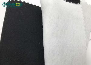 China Black Polyester Needle Punch Nonwoven Felt For Breast Canvas 100cm / 150cm Width wholesale