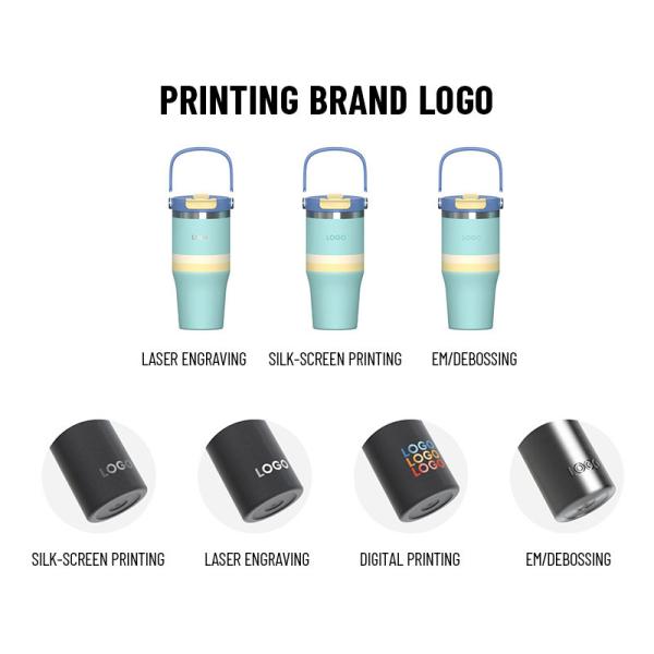 Bulk Custom 18-32oz Stainless Steel Insulated Bottlesw/Handle | FDA-Approved, BPA-Free, Heavy-Duty