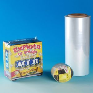 China 60 Gauge Thickness Polyolefin Shrink Film Roll For Food wholesale