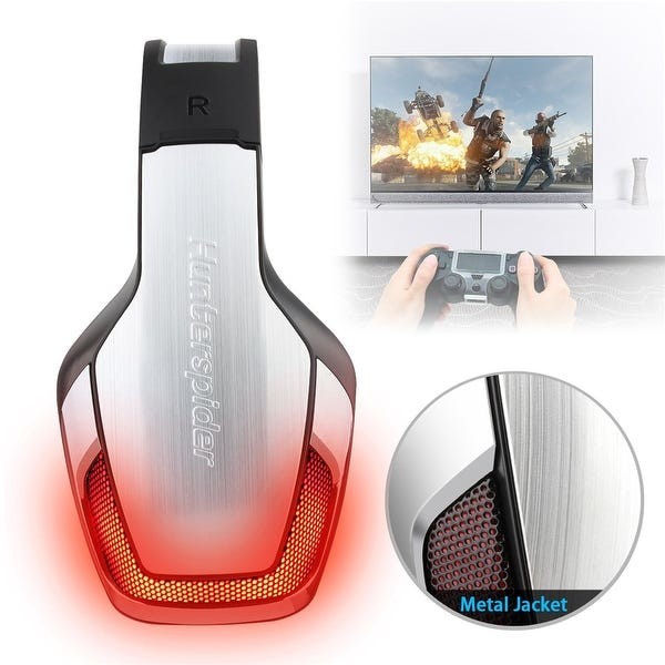 Noise Isolating 2.2m 50mm Hunterspider V4 Gaming Headset