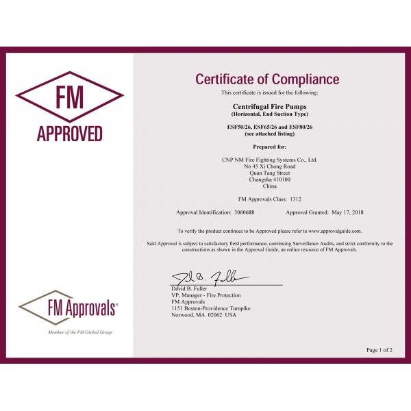 Wuhan Spico Machinery & Electronics Co., Ltd. Certifications