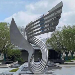 China Contemporary Garden Large Outdoor Sculpture Stainless Steel For Decoration wholesale
