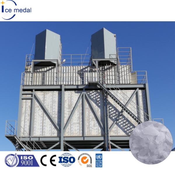 Quality 180KW 5 Tons Commercial Flake Ice Maker Machine R404a Refrigerant for sale