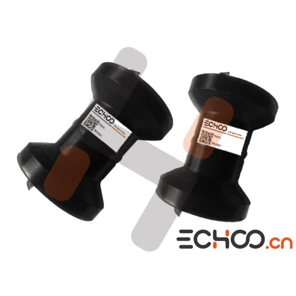 KX71-3 Mini Digger Bottom Rollers Kubota Excavator Spare Parts In Black Color