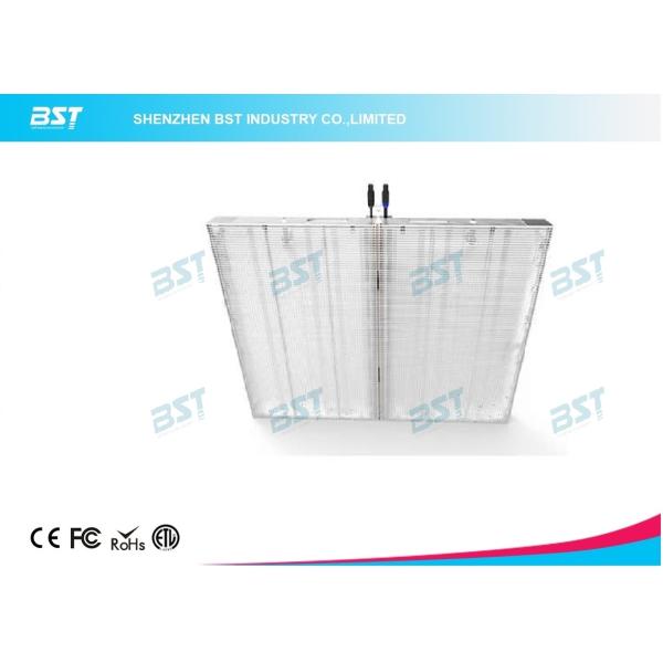 Indoor Electronic Decoration Transparent Led Display Wall For Shopping Center