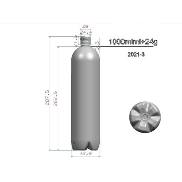 Stretch 1 Liter Small Pet Plastic Mineral Water Bottle Making Machine with DELTA PLC
