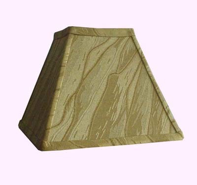 Faux Silk Square Bell Shaped Lamp Shades 3 Way Gimbal Easy Fit