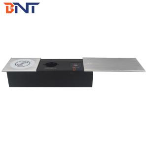 China EU Power Socket Sliding Desktop Mounted Power Data Socket Sliding Open Type Hidden Desktop Socket wholesale