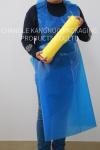 Durable Disposable Medical Aprons Yellow LDPE Aprons Waterproof Long Life