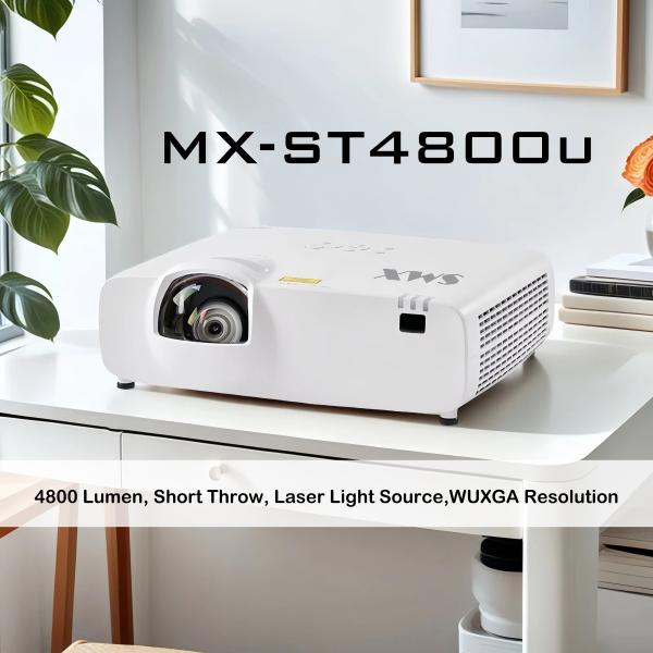 4800 Lumen Laser Short-Throw Projector Immersive Home Theater Experience