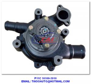 China Truck Cooling Parts Car Power Steering Pump , P11C Water Pump For HINO Bus OEM 16100-3910 wholesale