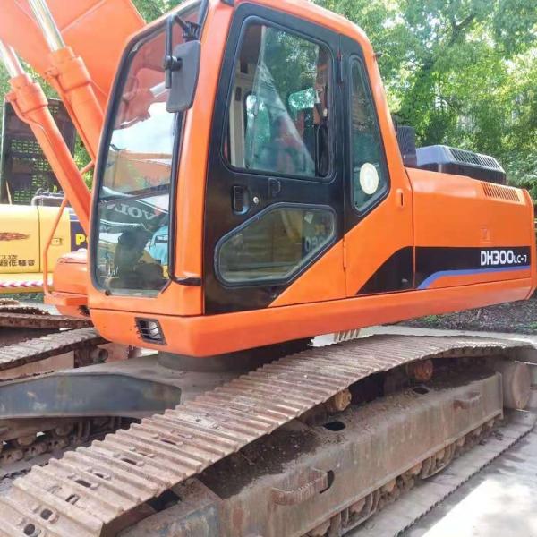 Low Hour Doosan 15 Ton Excavator 118HP Motor 30000KG Machine Weight