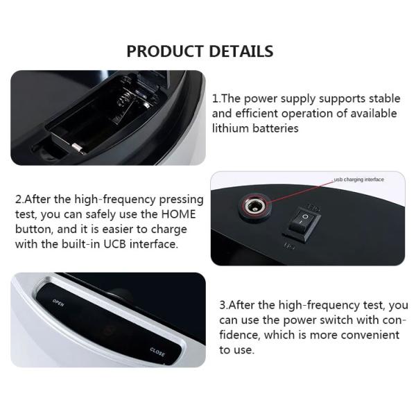 Portable Electronic Household Kitchen Induction Garbage Bin Automatic Sensor Mini Indoor Plastic Smart Trash Can