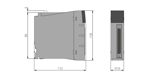 RX42C4 Mitsubishi PLC iQ-R Series Digital Output Module
