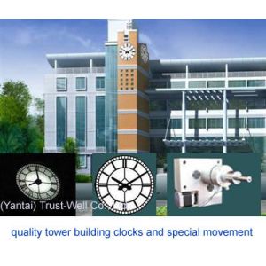 China outdoor tower clocks and movement mechanism wholesale