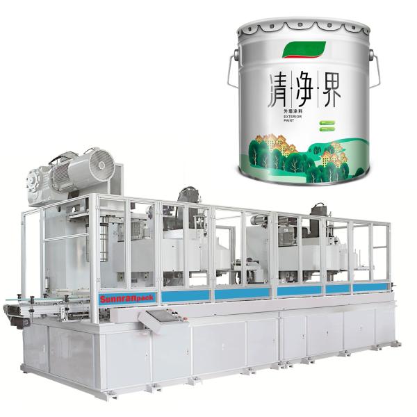 China Metal Paint Bucket Making Machine 35CPM 6050x1900x3100mm Size wholesale
