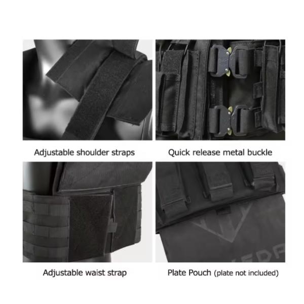 Custom Tactical Vest Hunting Gear Plate Carrier Green Fully Protection Tactical Vest Outdoor Training