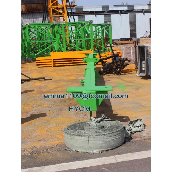 Qtz63 5510 Topkit Tower Crane Specification 55M Working Jib Length 6tons Load