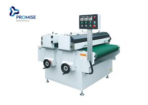 PVC Wood Floor UV Coating Machine Precise Stain Brushing With Two Heads