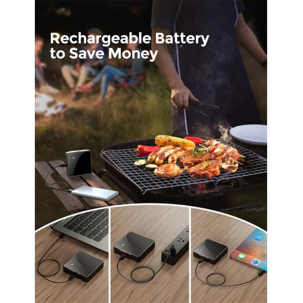 Four Probes Digital Instant Read Bbq Meat Thermometer Bluetooth Wireless Meat Thermometer