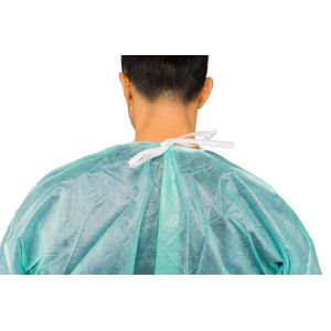 Blue Waterproof AAMI Disposable Isolation Gowns