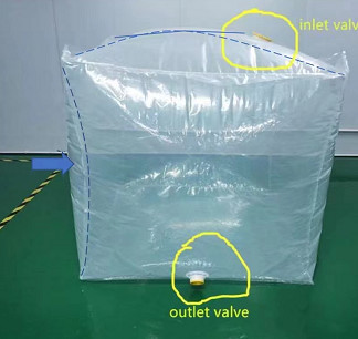 Liquid Bags Bladder Ibc Container Flexitank Reusable Collapsible 1500 Liter