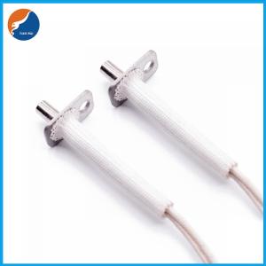 China SS304 Flanged Probe Temperature Sensor For Oven Silicone Sleeve Analog Interface wholesale