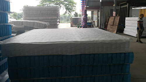Pocket Spring Unit with non woven fabric 90g cover,as the core of mattress in King size
