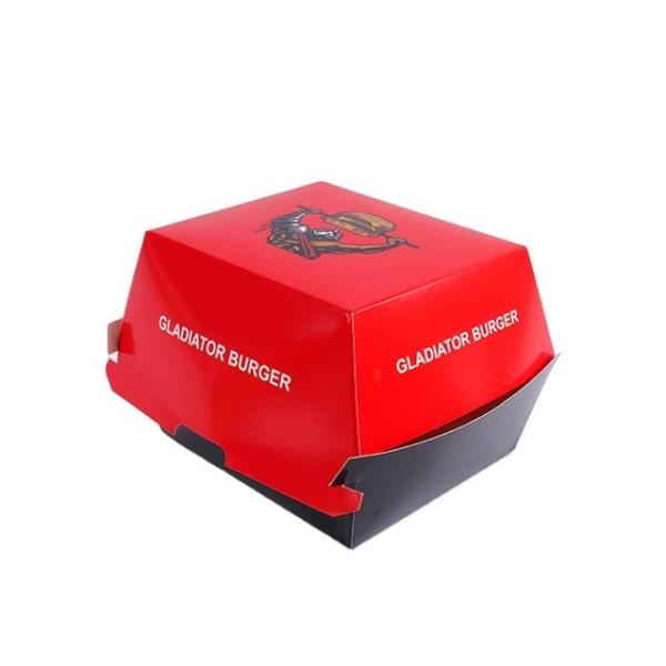China Stamping Fast Food Quarter Pounder Box Burger Personalised Burger Boxes wholesale
