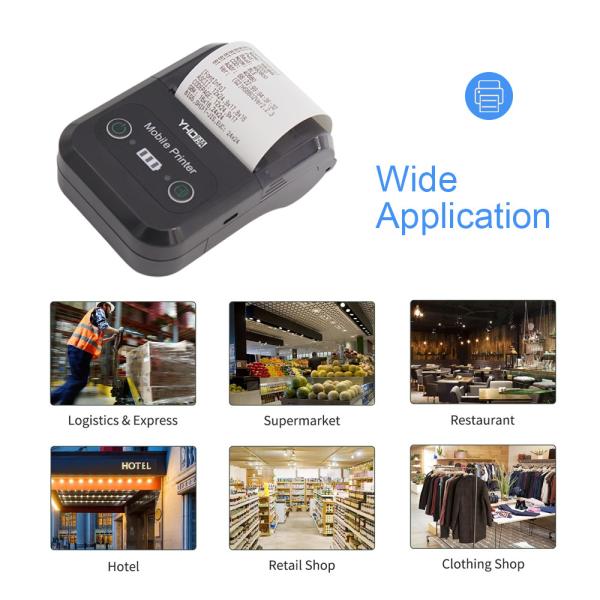 Mini 58mm Thermal Printer Lightweight Portable Thermal Receipt Printer