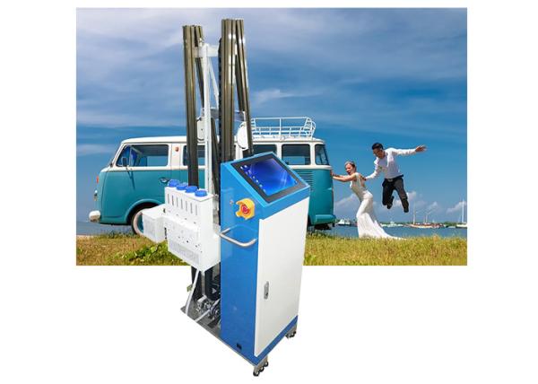 Quality ODM Large LCD Screen 3m Height UV Wall Printer With Baking Lamp for sale