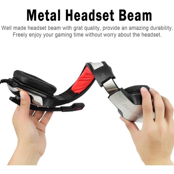 Noise Isolating 2.2m 50mm Hunterspider V4 Gaming Headset