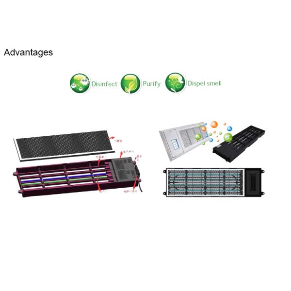 IP43 PP Plastic Bus Air Purifier Personalized For TVOC Cleaning