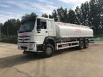 Sinotruk Howo 20000L Diesel Fuel Tanker Truck , 6000 Gallon Tanker Truck